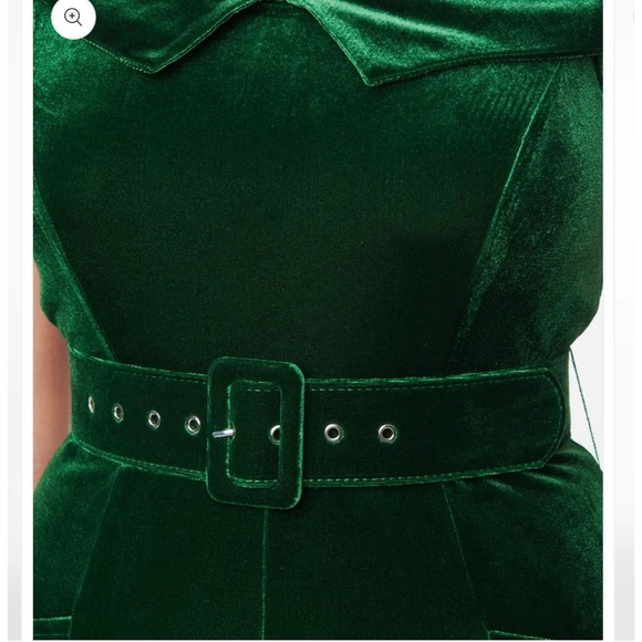 Unique Vintage Emerald Gillian Jumpsuit - Picture 3 of 3